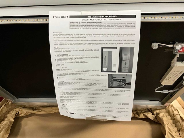 Swallow optiline lichtspiegel 1000x800 spiegel (2x) - afbeelding 3 van  5