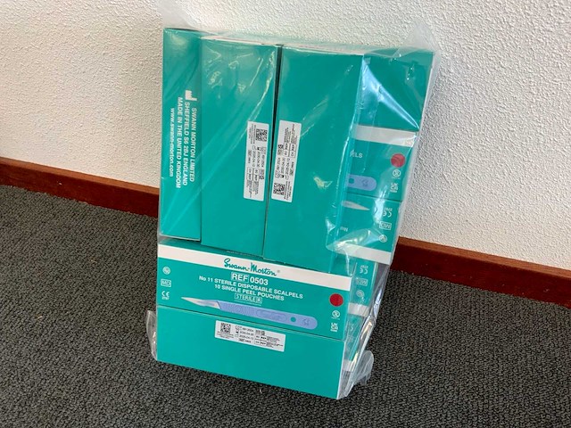 Swann-morton 0503 scalpels (100x) - afbeelding 5 van  5