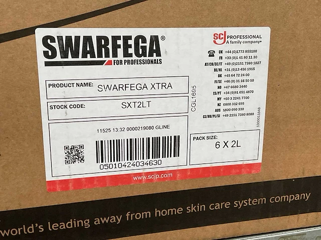 Swarfega sxt2lt xtra fles á 2ltr handreiniger (24x) - afbeelding 2 van  2