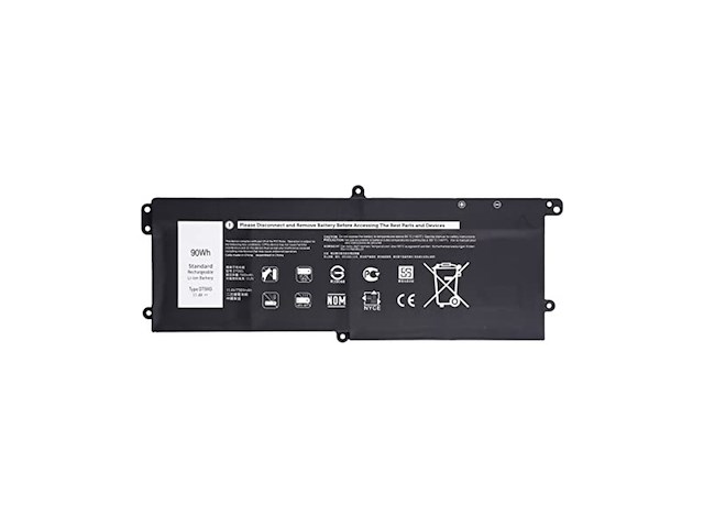 Swarking vervangende batterij voor dt9xg dell - afbeelding 1 van  3