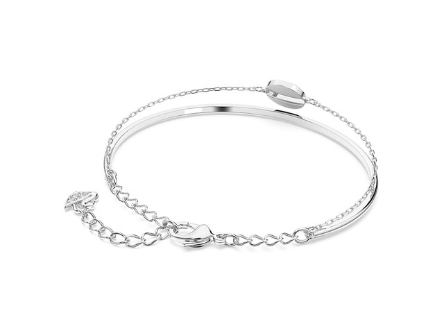 Swarovski ginger bangle zilver - afbeelding 3 van  4