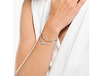 Swarovski ginger bangle zilver - afbeelding 4 van  4