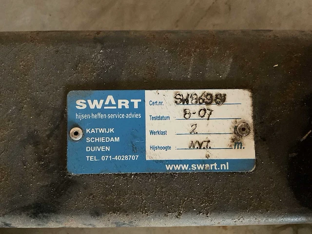 Swart sw8698 hijsevenaar - afbeelding 5 van  5