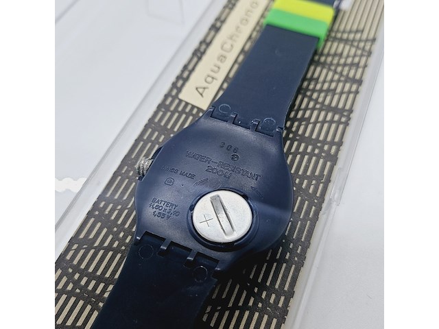 Swatch scuba 200 rowing horloge - nieuw uit oude voorraad - afbeelding 5 van  5