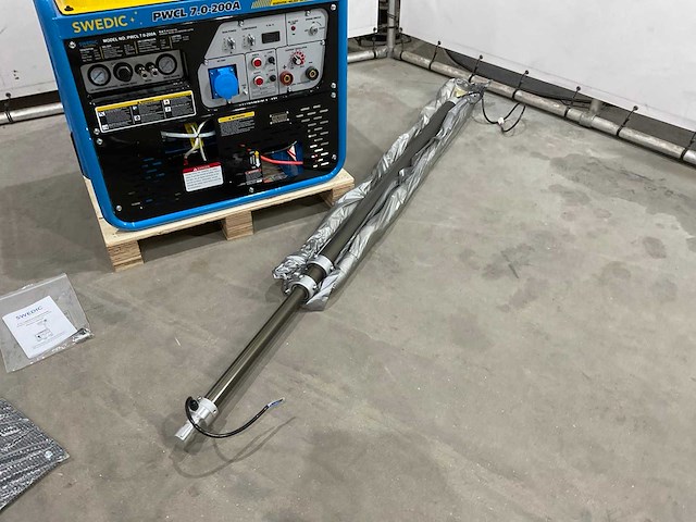 Swedic - pwcl 7.0-200a - generator lasapparaat lichtmast compressor in 1 - afbeelding 6 van  14