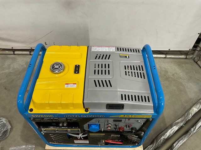 Swedic - pwcl 7.0-200a - generator lasapparaat lichtmast compressor in 1 - afbeelding 1 van  14
