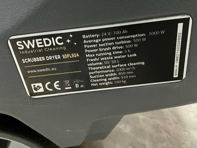 Swedic sdfl50a schrob machine - afbeelding 5 van  5