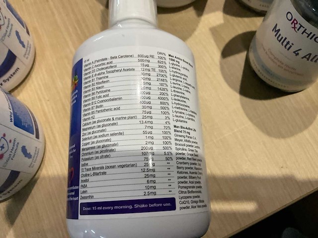 Swedish nutra man multivitamine (2x) - afbeelding 2 van  3