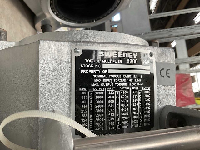 Sweeney 8200 torque wrench multiplier - afbeelding 4 van  6