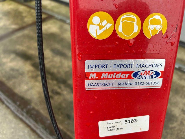 Sweep gs 0850 straatveegmachine - afbeelding 8 van  10