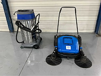 Sweeper en industriële stofzuiger nat/droog 100l - 3600w - afbeelding 2 van  4