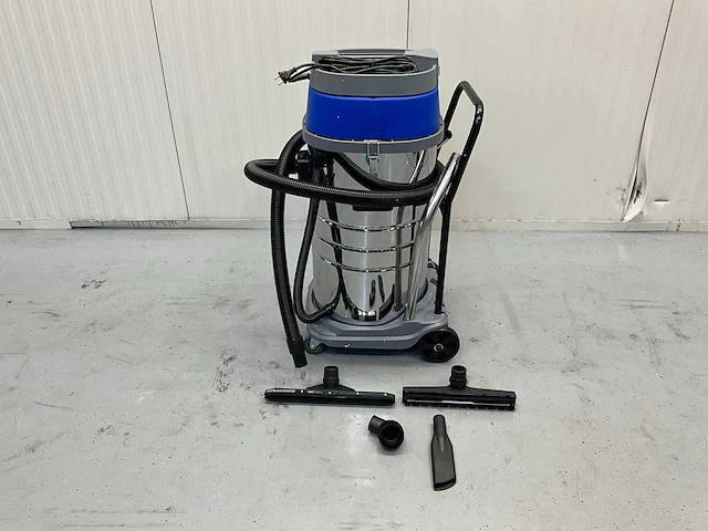Sweeper en industriële stofzuiger nat/droogstofzuiger 100l 3600w 3 motoren - afbeelding 24 van  38