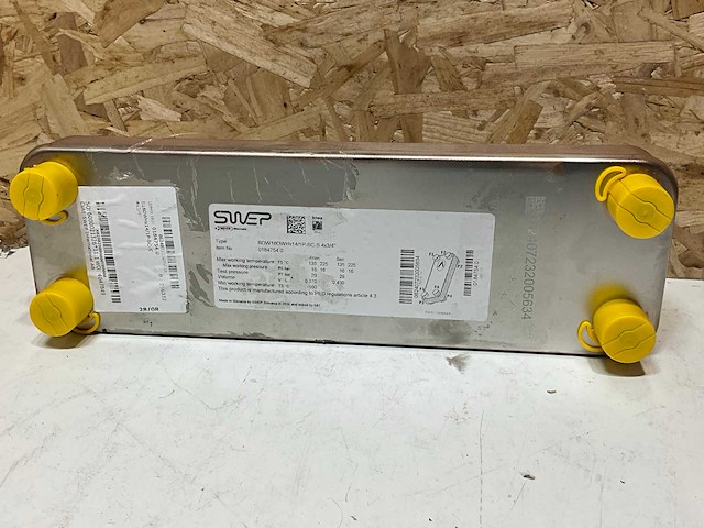 Swep b16dwhx14/1p-s warmtewisselaar - afbeelding 2 van  4