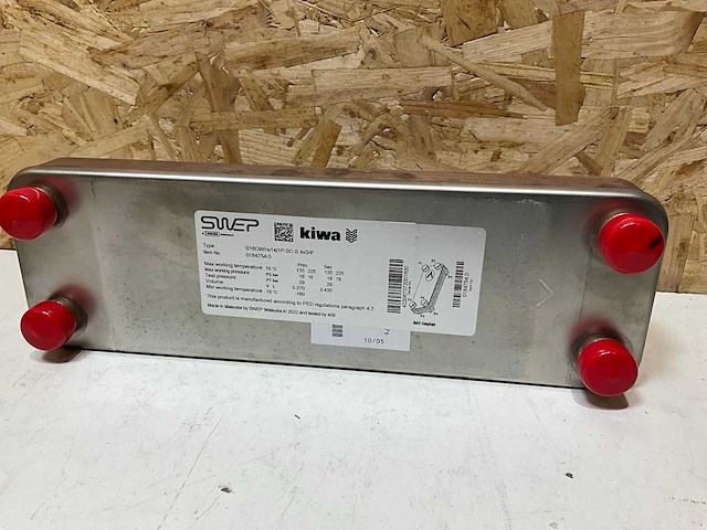 Swep warmtewisselaar b16dwhx 14/1p-sc-s 4x3/4 - afbeelding 2 van  4