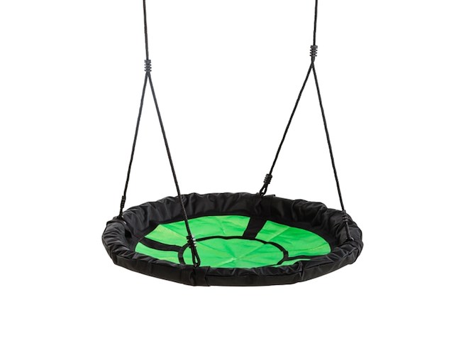 Swibee nestschommel in zwart / groen van textiel - afbeelding 1 van  5
