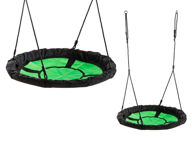 Swibee nestschommel in zwart / groen van textiel - afbeelding 2 van  5