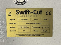 Swiftcut - 2018 - pro 3000 - plasmasnijmachine - afbeelding 3 van  32