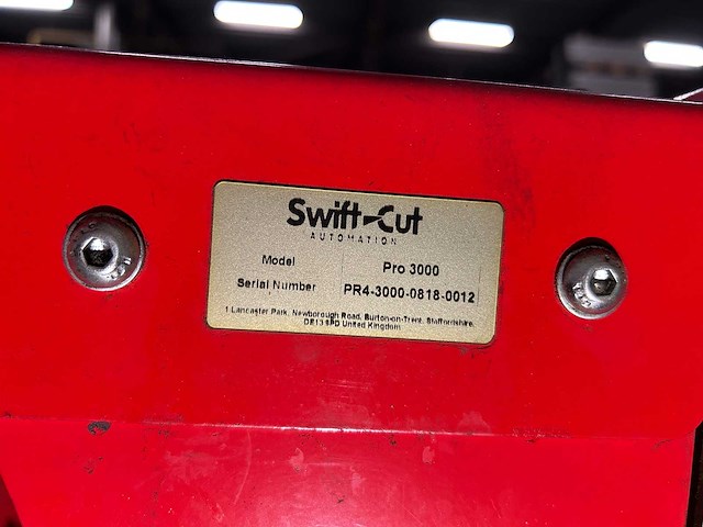 Swiftcut - 2018 - pro 3000 - plasmasnijmachine - afbeelding 8 van  32