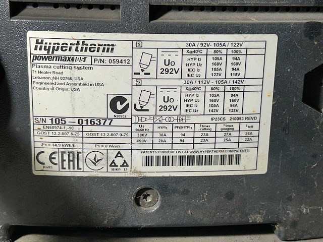 Swiftcut - 2018 - pro 3000 - plasmasnijmachine - afbeelding 11 van  32