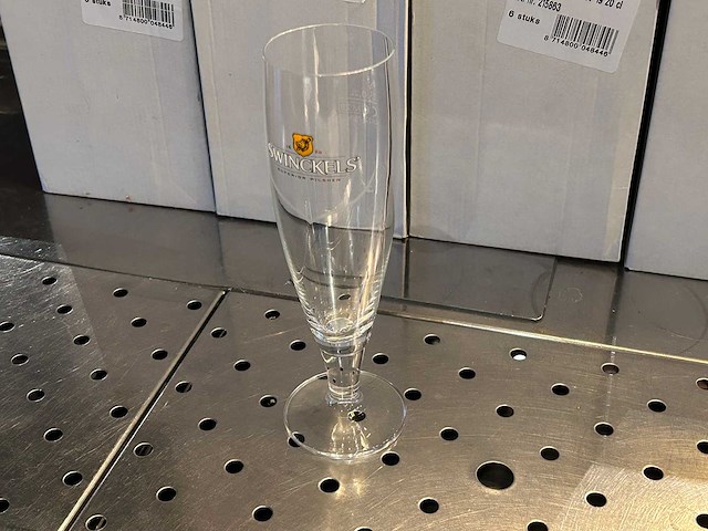 Swinckels - 20 cl - doos met bierglazen (6pcs) (7x) - afbeelding 2 van  4