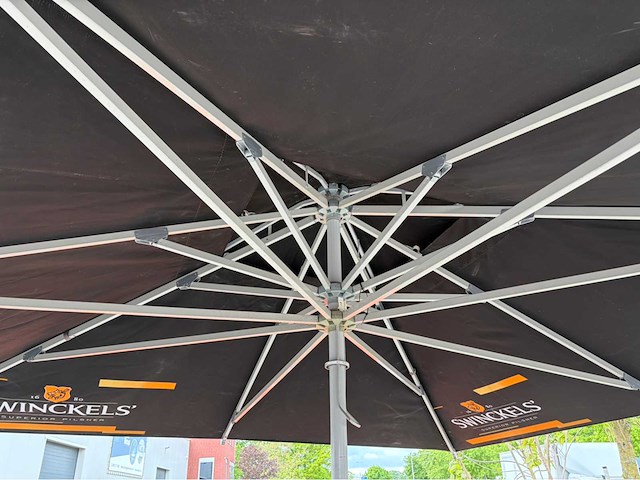 Swinckels parasols 4x4 meter (3x) - afbeelding 2 van  2