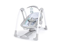 Swing 'n go draagbare schommel knuffels en toeters 5 swingsnelheden grijs - afbeelding 2 van  6