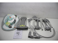 Swing 'n go draagbare schommel knuffels en toeters 5 swingsnelheden grijs - afbeelding 5 van  6