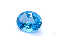 Swiss blue topaas circa 2.50 carat - afbeelding 1 van  3