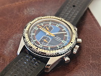Swiss emperor vintage chronometer worldtimer - mechanisch uurwerk - afbeelding 2 van  5