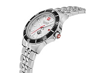 Swiss military hanowa smwgh2100601 analoog kwartshorloge met roestvrijstalen armband - afbeelding 1 van  2