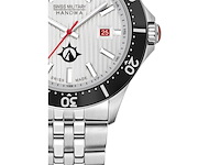 Swiss military hanowa smwgh2100601 analoog kwartshorloge met roestvrijstalen armband - afbeelding 2 van  2