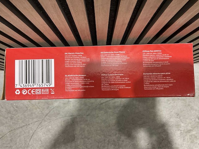 Swiss pro+ - electric pizza pan - kitchen machine - afbeelding 12 van  12