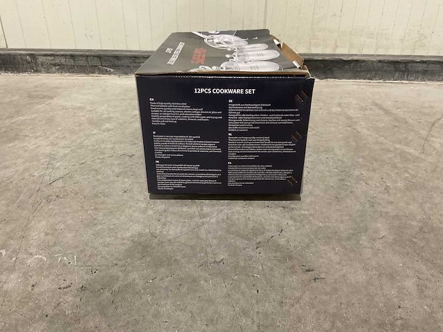 Swiss pro+ 12 pcs 201 stainless steel cookware set keukengerei - afbeelding 3 van  10