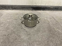 Swiss pro+ 12 pcs 201 stainless steel cookware set keukengerei - afbeelding 6 van  10