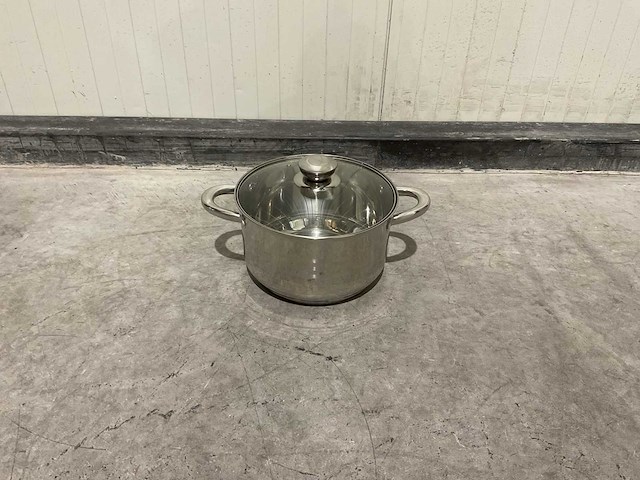 Swiss pro+ 12 pcs 201 stainless steel cookware set keukengerei - afbeelding 10 van  10