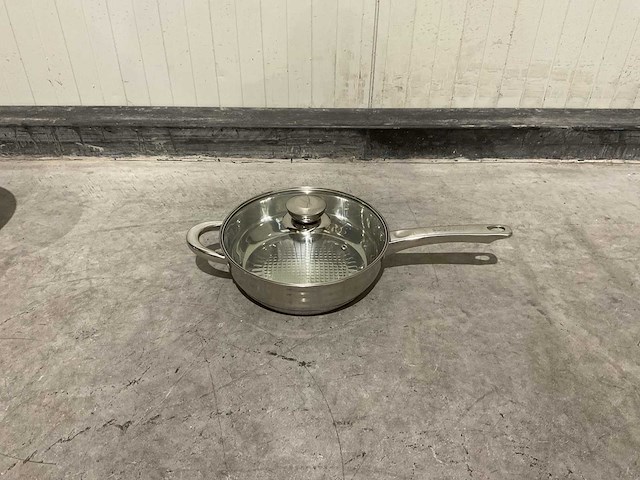 Swiss pro+ 12 pcs 201 stainless steel cookware set keukengerei - afbeelding 5 van  6