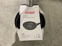 Swiss pro+ 3 pcs frying pan set keukengerei - afbeelding 1 van  4