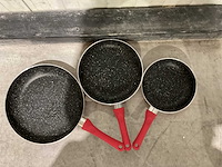 Swiss pro+ 3pcs frying pan set keukengerei - afbeelding 2 van  4
