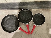 Swiss pro+ 3pcs frying pan set keukengerei - afbeelding 2 van  2