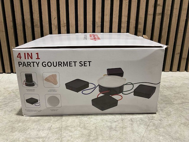 Swiss pro 4 in 1 party gourmet set 4 in 1 party gourmet set - afbeelding 8 van  9