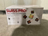 Swiss pro 4 in 1 party gourmet set