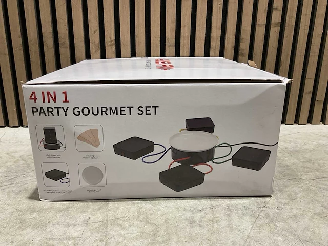 Swiss pro 4 in 1 party gourmet set - afbeelding 9 van  10