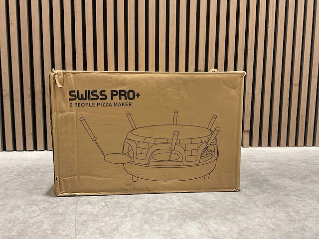 Swiss pro+ 6 persoons tafel pizza maker - afbeelding 12 van  13