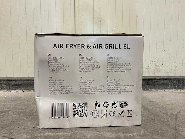 Swiss pro+ air fryer & air grill keukenmachine - afbeelding 8 van  12