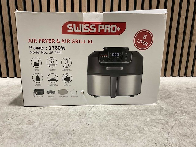Swiss pro+ air fryer & air grill keukenmachine - afbeelding 11 van  12