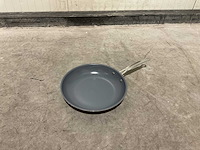 Swiss pro+ green ceramic frying pan keukengerei - afbeelding 3 van  5