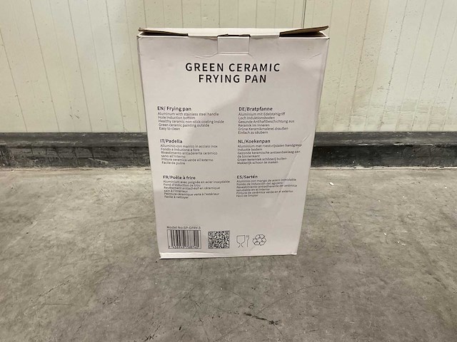 Swiss pro+ green ceramic frying pan keukengerei - afbeelding 1 van  1