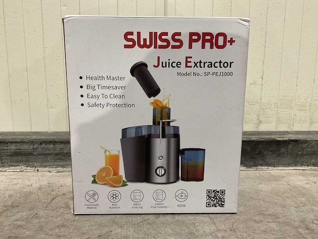 Swiss pro+ juice extractor sp-pej1000 keukenmachine - afbeelding 3 van  6