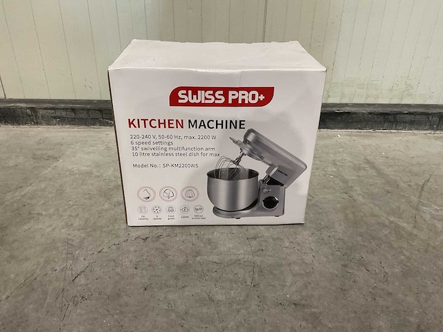 Swiss pro+ kitchen machine keukenmachines & mixers - afbeelding 1 van  14