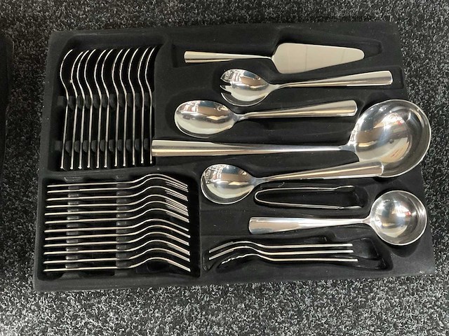 Swiss pro+ koffer 72 pcs keuken bestek set - afbeelding 5 van  7